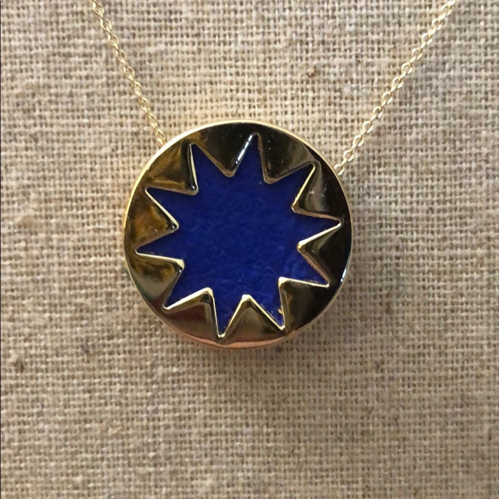 House of Harlow Leather Sunburst Necklace